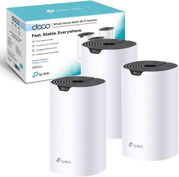 TP-Link Deco M4(3-pack) AC1200Mbps Whole Home Mesh WiFi System
